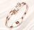 bransoletka stalowa, bransoletka różowe złoto, rose gold, bransoletka cyrkonie,  cyrkonie , bransoletka tree, bransoletka z drzewem, drzewko, zamykana bransoletka,