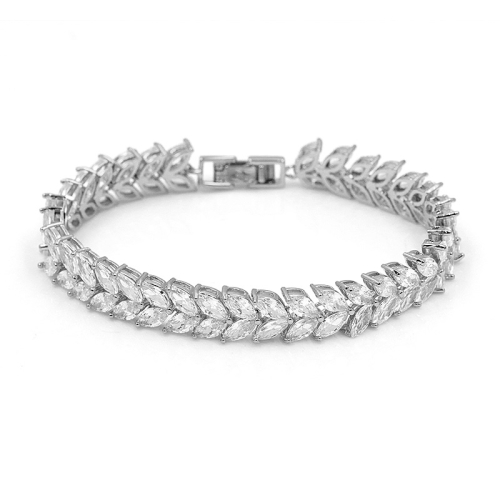 srebrna bransoletka, bransoletka posrebrzana, metalowa bransoletka, bransoletka z kamykami, kamyczki, cyrkoniowa bransoletka, bransoletka z cyrkoniami, elegancka, klasyczna, bransoletka dla niej,  bransoletka na ślub, wesele