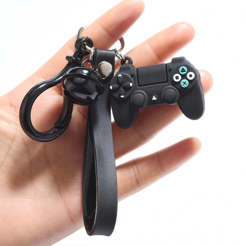brelok, zawieszka, zawieszka do kluczy, ozdoba, gadżet, praktyczny, brelok z tworzywa, gumowy brelok, czarny brelok, pad, pad playstation, pad do gry, prezent dla niego, prezent dla chłopaka,