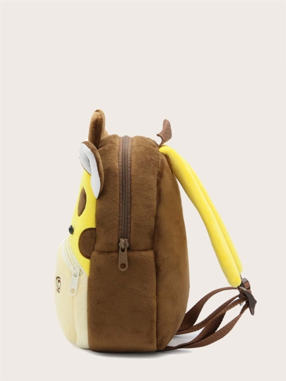 plecak dziecięcy, plecaczek, plecak z żyrafą, żyrafa, żyrafka, safari, plecak z żyrafką, żółty plecak, plecak dla dziewczynki, plecak dla chłopca, plecak na zamek, szelki, regulowane szelki, na zamek, plecak z tkaniny, miękki plecak, welurowy plecak,