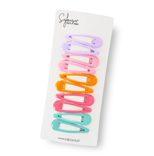 spinki kolorowe dla dziewczynki do włosów, pastelowe spinki do włosów, spinki nie ciągnące włosów, spinki małe dla dziewczynki spinki do grzywki, spinki dla dziewczynki, kolorowe spinki