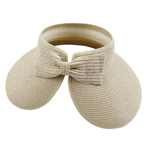 kapelusz przeciwsłoneczny,  daszek zwijany, kapelusz na lato, kapelusz słomiany, zwijany daszek, kapelusz do torebki, podręczy kapelusz na wakacje