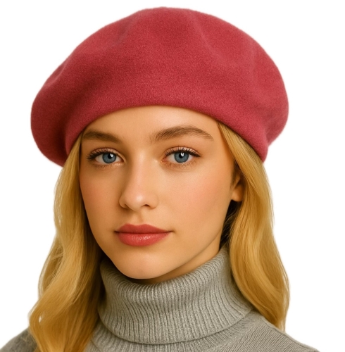 beret francuski wełniany, beret klasyczny damski beret z antenką 100% wełna, beret filcowy, beret kaszmirowy, beret francuski z perełkami, beret z dżetami, beret z haftem