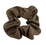 Gumka Scrunchies satynowa brązowa