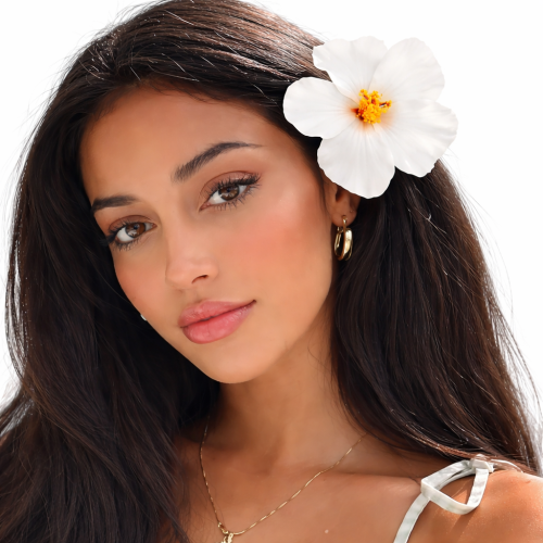 spinka do włosów, klamerka do włosów kwiat, kwiaty do włosów, ozdoba kwiat do włosów, spinka kwiatek, spinka hawajska, spinka wakacyjna, hibiskus do włosów, spinka hibiskus