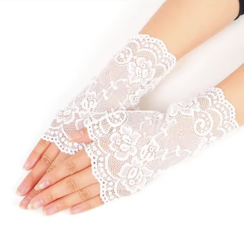 rękawiczki koronkowe białe, rękawiczki mitenki koronka , rękawiczki krótkie, rękawiczki na jesień, rękawiczki bez palców, rękawiczki siatka, czarne rękawiczki, kabaretki, rękawiczki