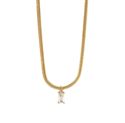 naszyjnik snake złoty stalowy, naszyjnik choker, naszyjnik złoty, naszyjnik choker, naszyjnik łańcuszek typu żmijka, naszyjnik elegancki, złoty naszyjnik celebrytka