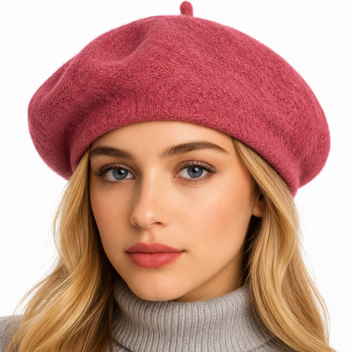 beret francuski wełniany, beret klasyczny damski beret z antenką 100% wełna, beret filcowy, beret kaszmirowy, beret francuski z perełkami, beret z dżetami, beret z haftem